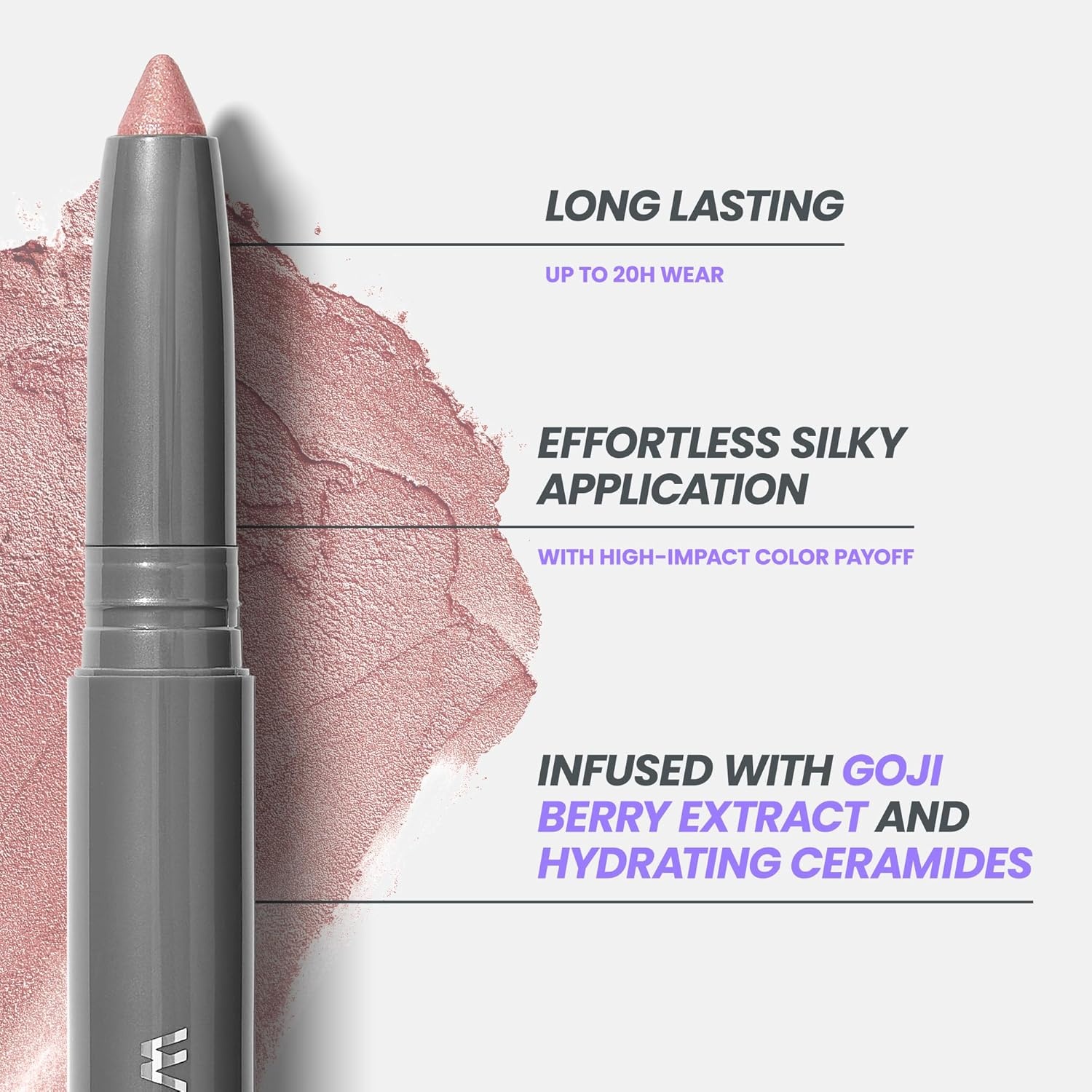 image:imageWonderskin Eyeshadow Stick IYKYK Longwear Waterproof Eye ShadowPink Quartz