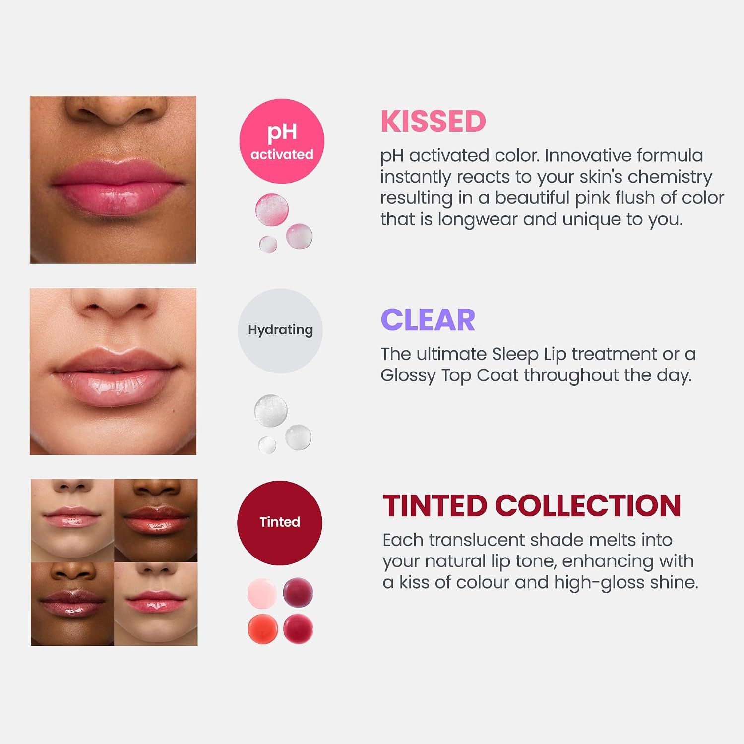image:imageWonderskin Lip Oil Rehab Serum Tinted Lip Oil Hydrating Lip SerumClear