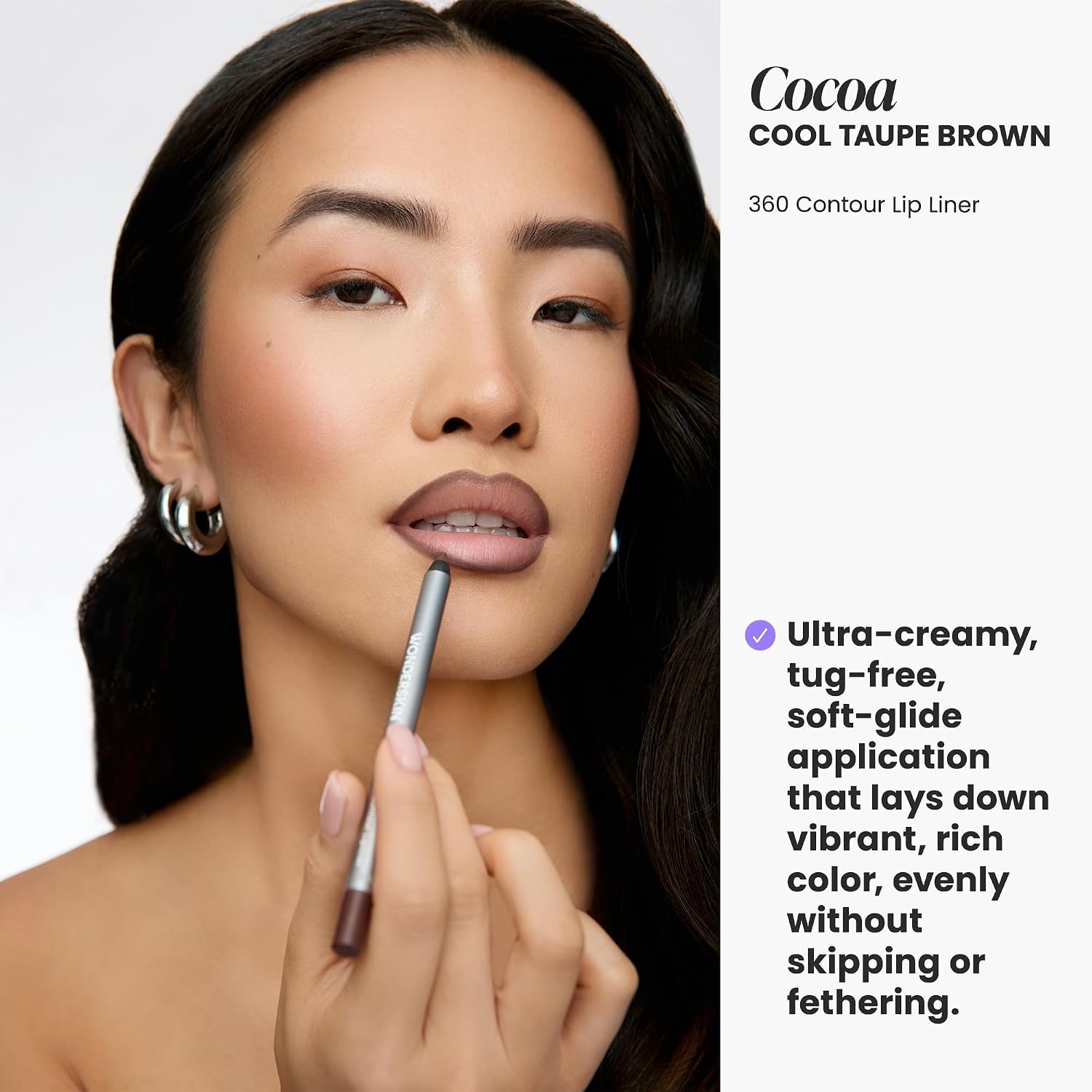 image:imageWonderskin Lipliner Pencil 360 Contour Lipliner Longwear WaterproofCocoa