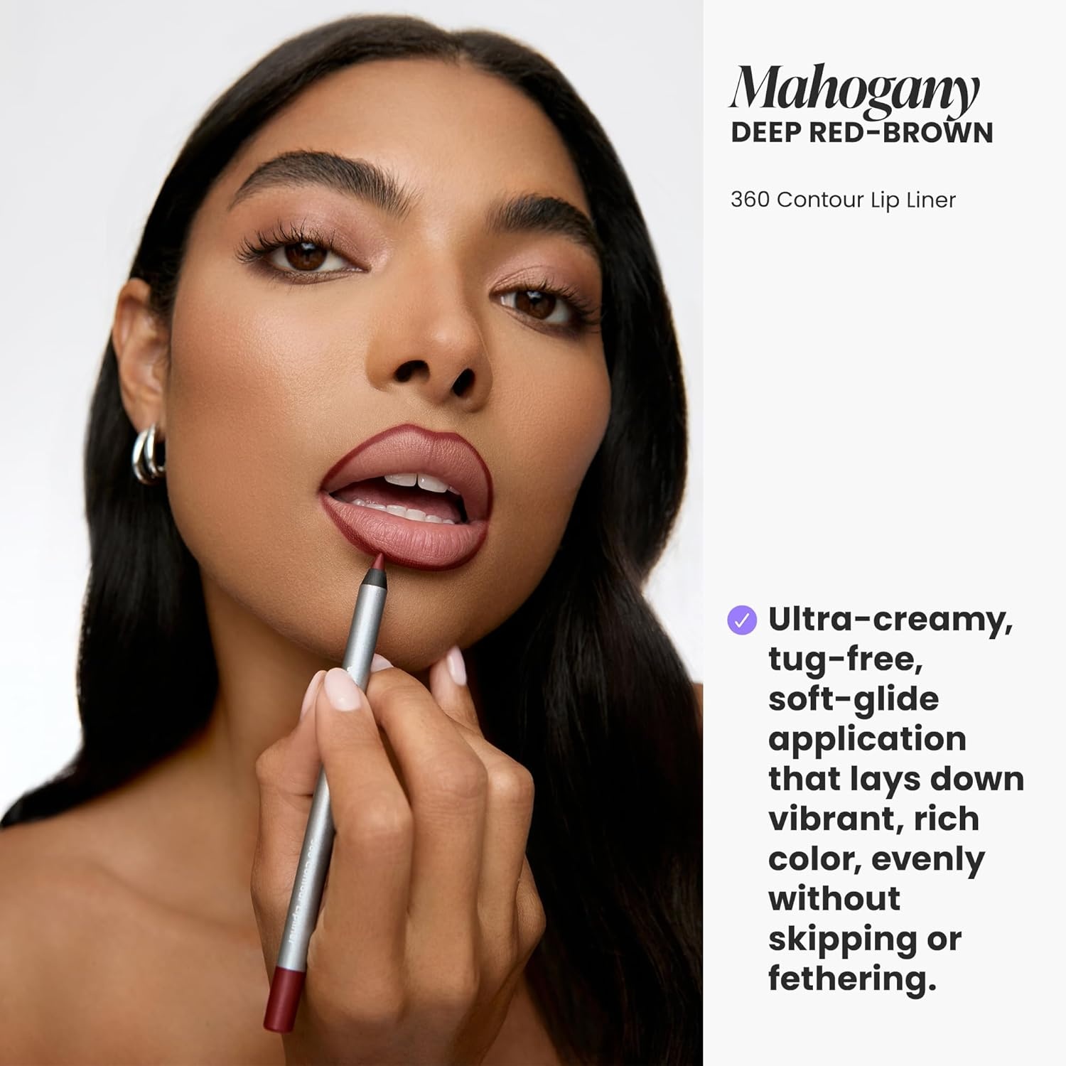 image:imageWonderskin Lipliner Pencil 360 Contour Lipliner Longwear WaterproofMahogany
