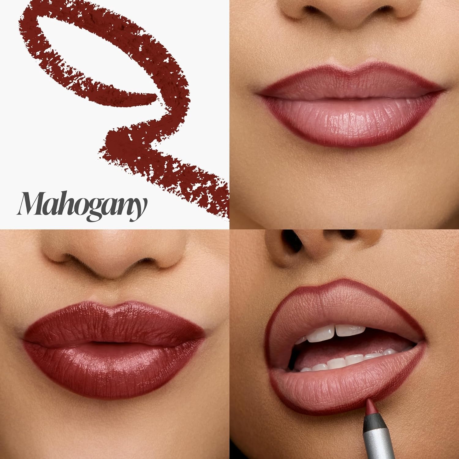 image:imageWonderskin Lipliner Pencil 360 Contour Lipliner Longwear WaterproofMahogany