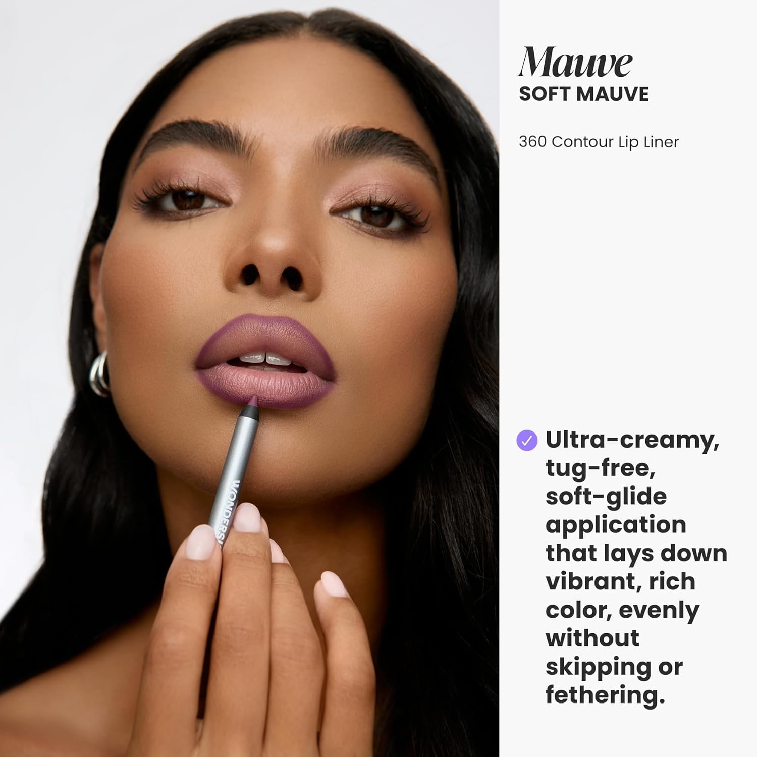 image:imageWonderskin Lipliner Pencil 360 Contour Lipliner Longwear WaterproofMauve