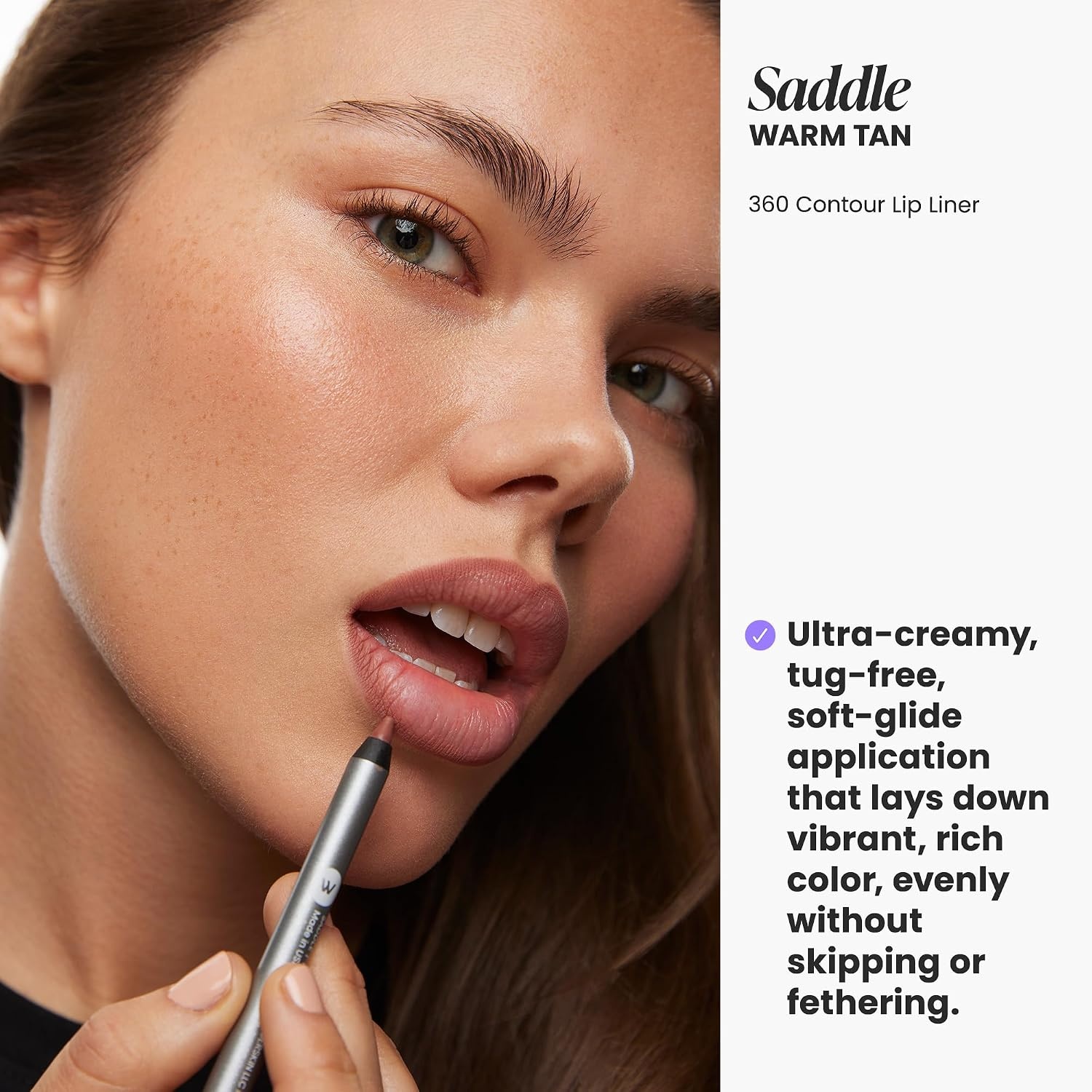 image:imageWonderskin Lipliner Pencil 360 Contour Lipliner Longwear WaterproofSaddle