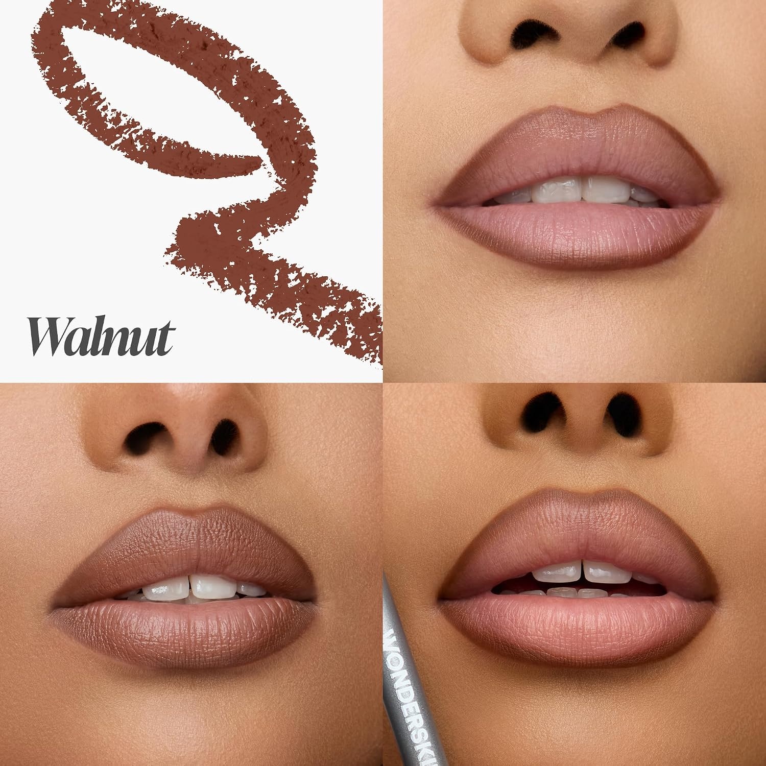image:imageWonderskin Lipliner Pencil 360 Contour Lipliner Longwear WaterproofWalnut