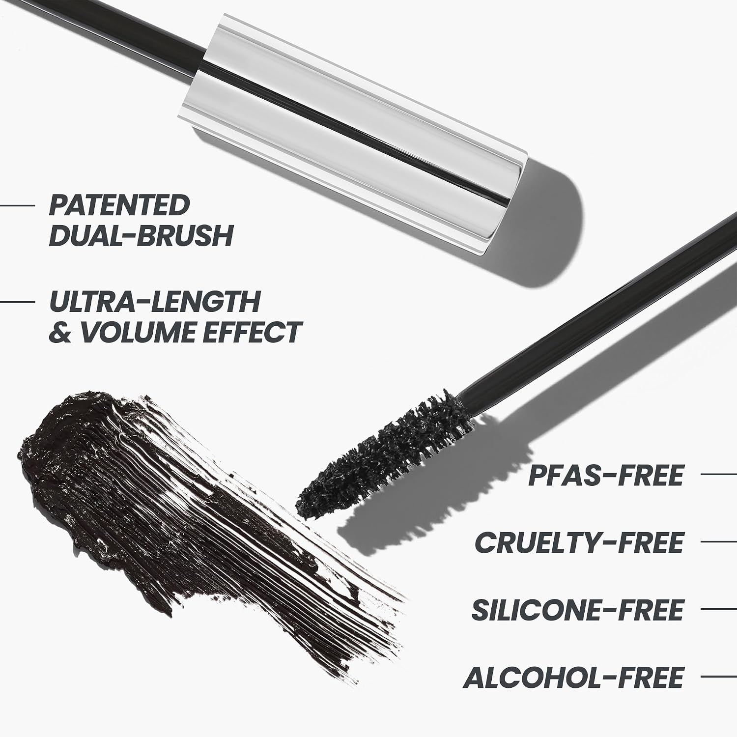 image:imageWonderskin Mascara Infinite Rizz LongWear Volumizing Black MascaraBlack