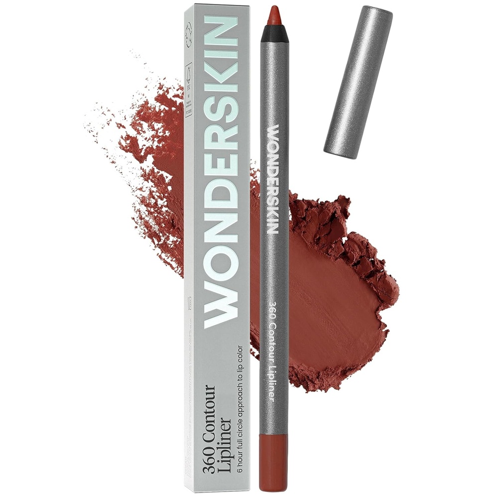 image:imageWonderskin Lipliner Pencil 360 Contour Lipliner Longwear WaterproofMahogany