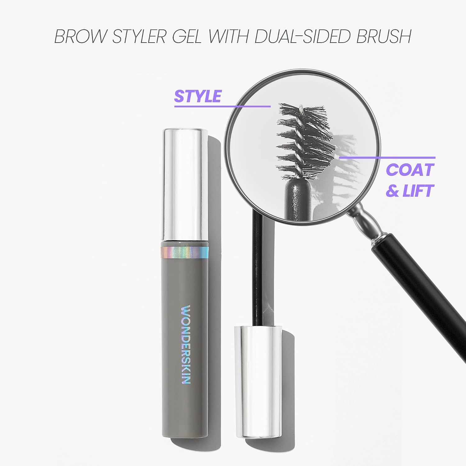 image:imageWonderskin Brow Gel Long Lasting Volumizing Clear Eyebrow Styler Gel