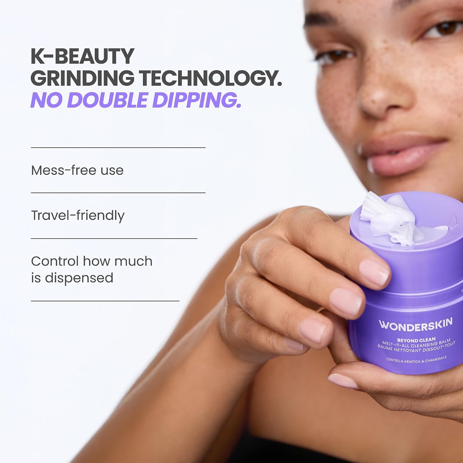 image:imageWonderskin Cleansing Balm Melt It All Gentle Makeup Remover amp Face Cleanser169 Fl Oz Pack of 1