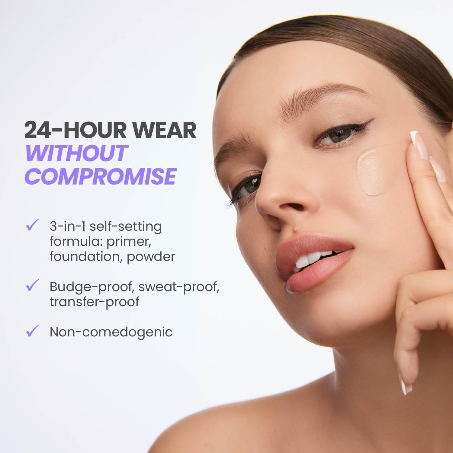 image:imageWonderskin Foundation Serum Niacinamide Copper TriPeptide Waterproof13 Spell Medium Tan