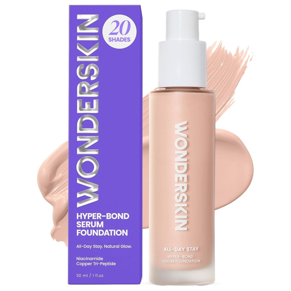 image:imageWonderskin Foundation Serum Niacinamide Copper TriPeptide Waterproof02 Haze Fair Cool