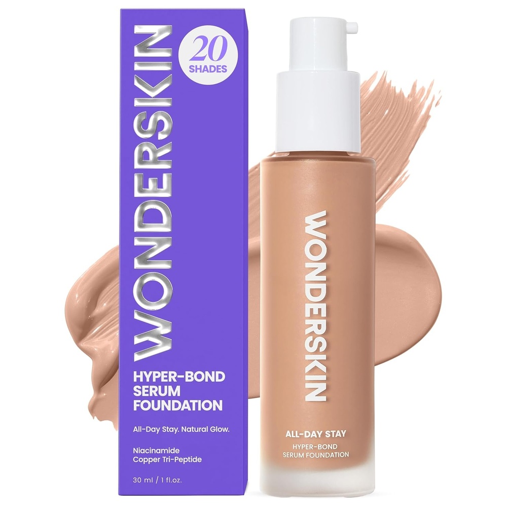 image:imageWonderskin Foundation Serum Niacinamide Copper TriPeptide Waterproof08 Nova Meidum Neutral