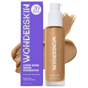 Wonderskin Foundation Serum – Niacinamide + Copper Tri-Peptide, Waterproof(10 Mesa (Medium Tan Olive))