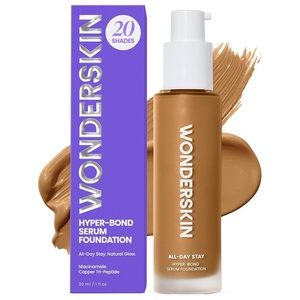 Wonderskin Foundation Serum – Niacinamide + Copper Tri-Peptide, Waterproof(16 Spirit (Deep Cool))