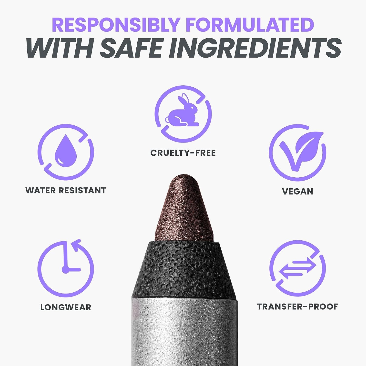 image:imageWonderskin Eyeliner Pencil 1440 Longwear Eyeliner Waterproof amp Smudge ProofGold Mocha 1 Pack