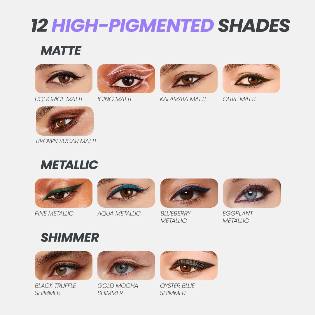 image:imageWonderskin Eyeliner Pencil 1440 Longwear Eyeliner Waterproof amp Smudge ProofKalamata 1 Pack