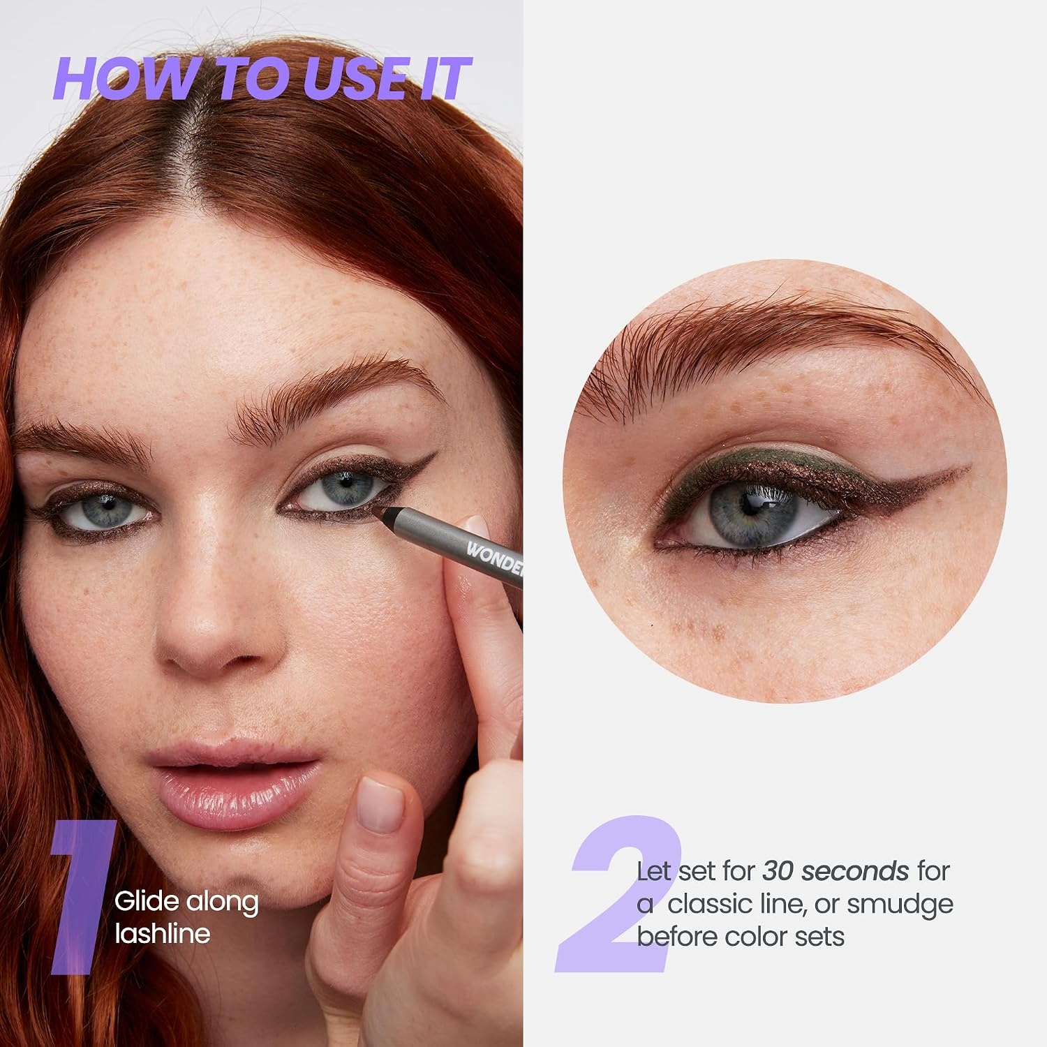 image:imageWonderskin Eyeliner Pencil 1440 Longwear Eyeliner Waterproof amp Smudge ProofOlive 1 Pack