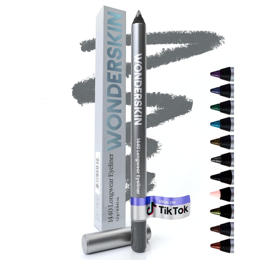 image:imageWonderskin Eyeliner Pencil 1440 Longwear Eyeliner Waterproof amp Smudge ProofOyster Blue 1 Pack